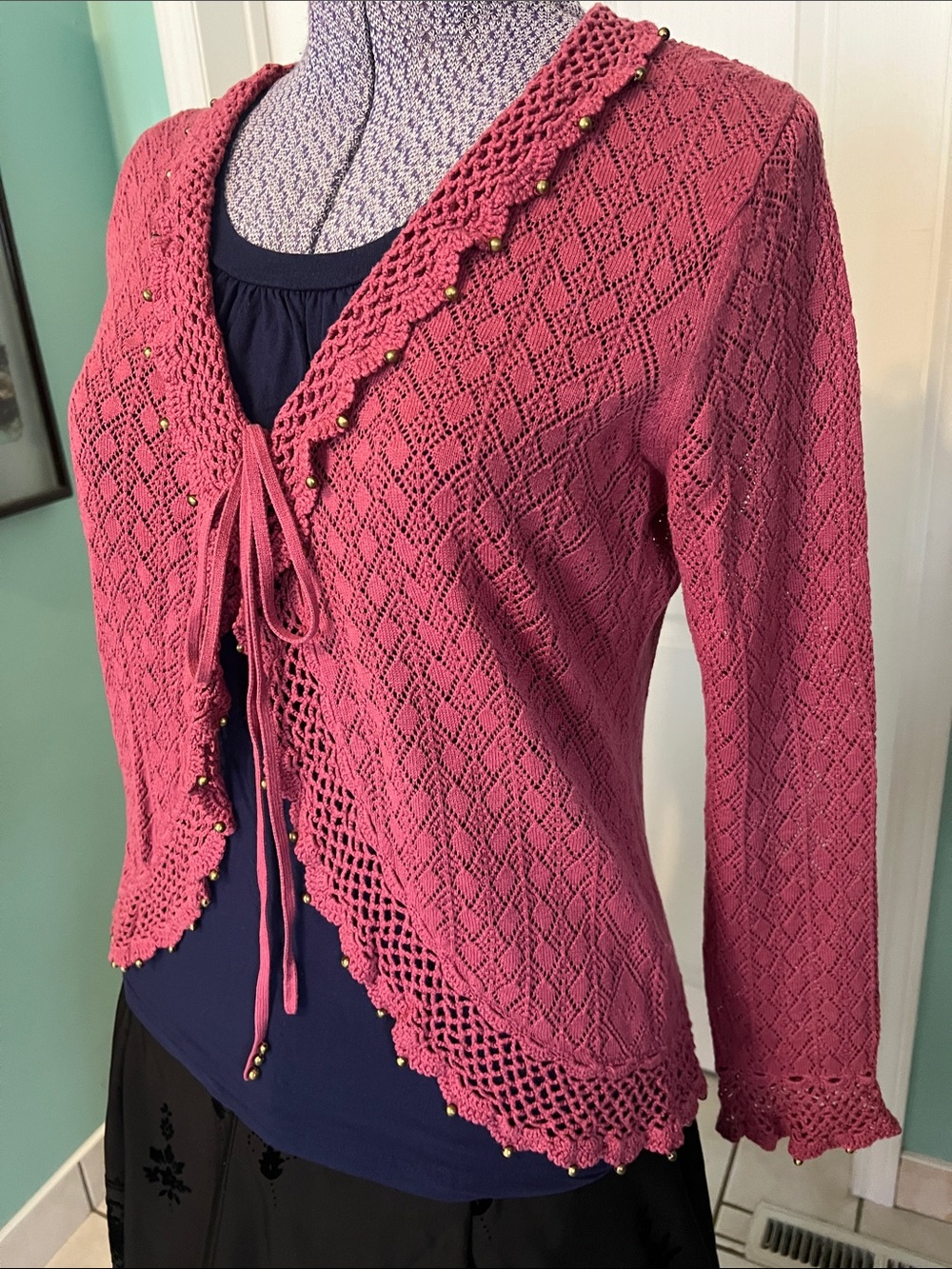 Coldwater Creek Mulberry Cardigan